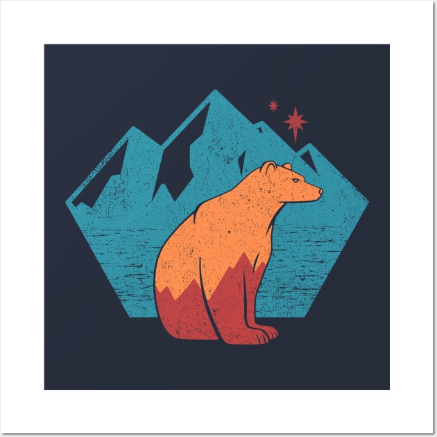 Born To Be Wild , Adventure Mountain Wall Art by Tees For UR DAY